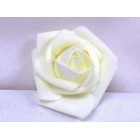 Eight White Craft Foam Flowers Weddings Sweet 16 All Purpose